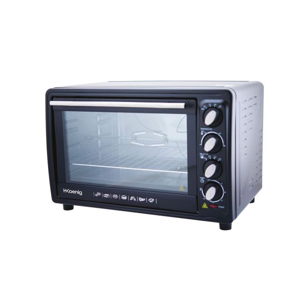 Mini-Backofen, 42 l, bis 230 °C, 5 Kochmodi, Krümelaufnehmer und Drehspieß, 2000 W