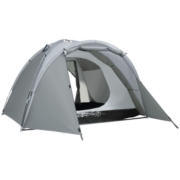 Campingzelt für 2-3 Personen Glasfaser Tür mit Reißverschluss Meshfenster inkl. Transporttasche Kupp