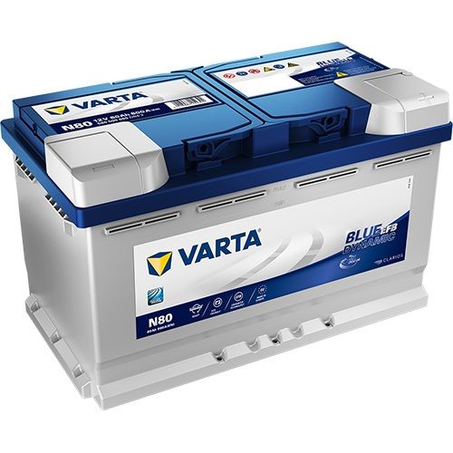 Blue Dynamic EFB 580500080D842 Autobatterien, N80, 12 V, 80 Ah, 800 A