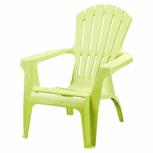 PROGARDEN Dolomiti Deckchair, lime green Vollkunststoff