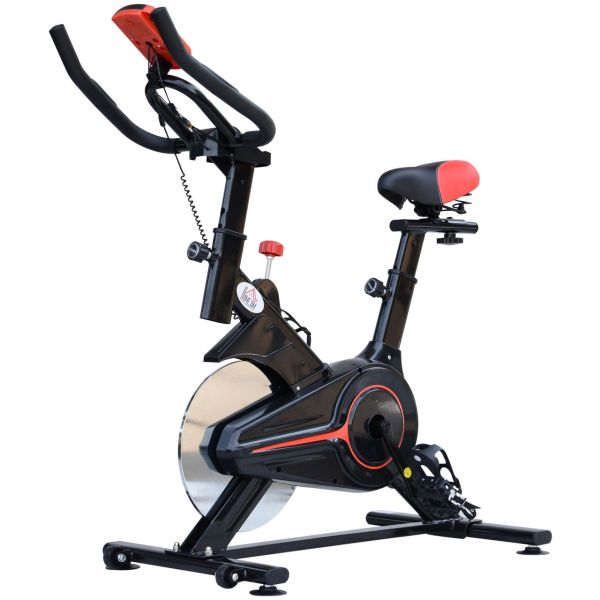 HOMCOM Indoor Cycling Bike Trainer Home Gym Fahrradtrainer Fitnessfahrrad