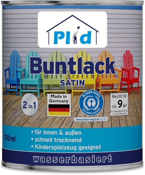 Premium Buntlack Holzfarbe Türenlack Möbellack Silbergrau