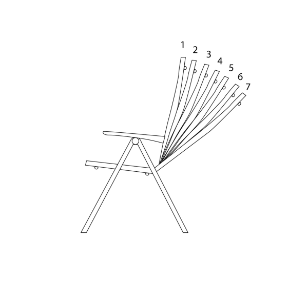 CHILLROI® Klappsessel Aluminium 2er Set Gartenstuhl klappbar Campingstuhl