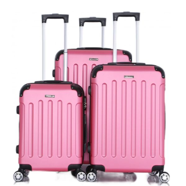 Reisekoffer Koffer 3 tlg Hartschale Trolley Set Kofferset Handgepäck Gepäck Reisetasche