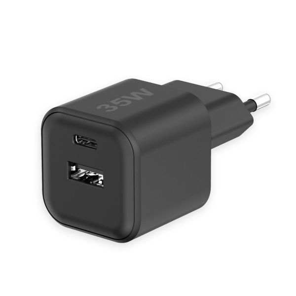 Fontastic USB Ultra Schnell-Reiselader Mini GaNto35 schwarz