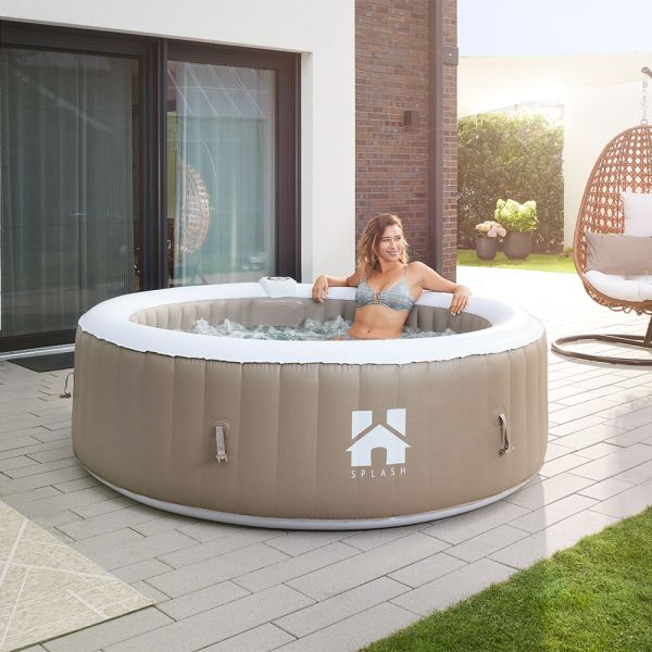 Outdoor Whirlpool SPLASH - Beige- 6 Personen