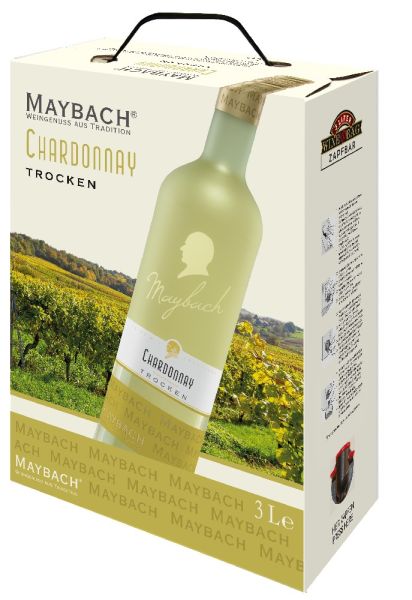 Maybach Chardonnay trocken 3,0l Bag | Box Norma24 in