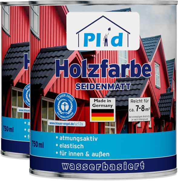 Premium Holzfarbe Holzlack Farbe für Holz Schwedenrot