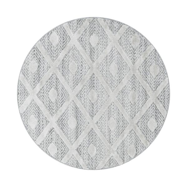 Teppich, PISA 4707, GREY, 80 x 80 cm