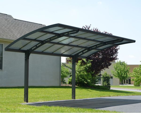 Carport Arizona Wave 495 x 289 cm Anthrazit