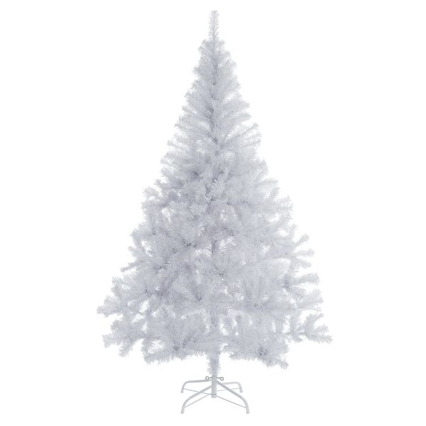 Deuba Weihnachtsbaum PVC weiß 150cm