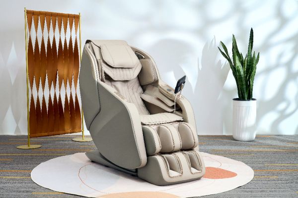 Elektrischer Massagesessel mit Airbag & 2D-Massage-Mechanismus, Lautsprecher & Touchscreen-Display