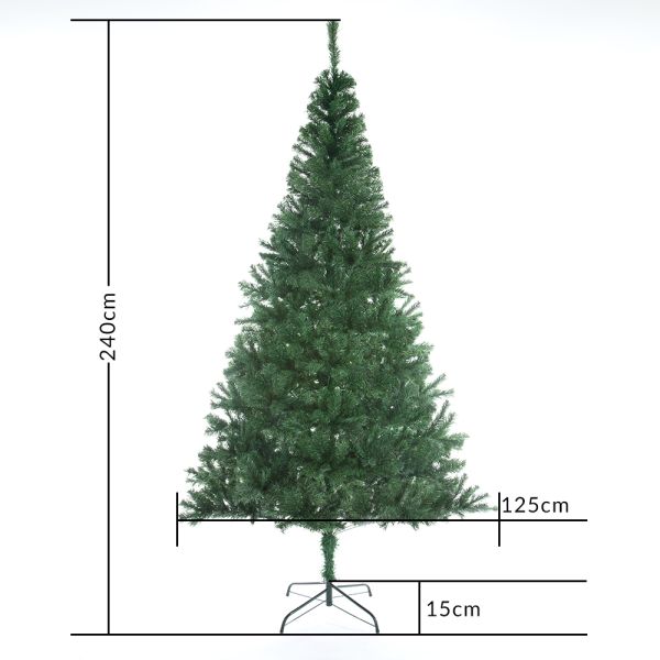 Deuba Weihnachtsbaum PVC 240cm