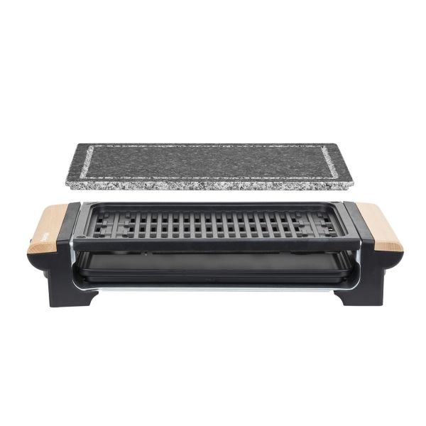 2 in 1 Tischgrill RP320 mit Granitsteinplatte