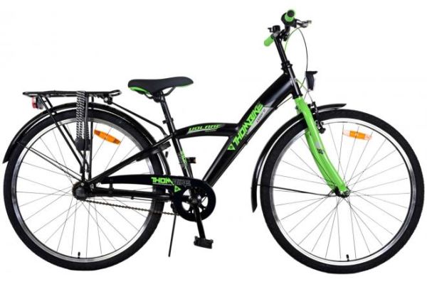 Thombike Kinderfahrrad - Jungen - 26 Zoll - Schwarz Grün - 3 Gänge