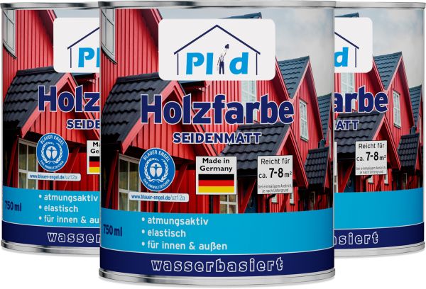 Premium Holzfarbe Holzlack Farbe für Holz Anthrazitgrau