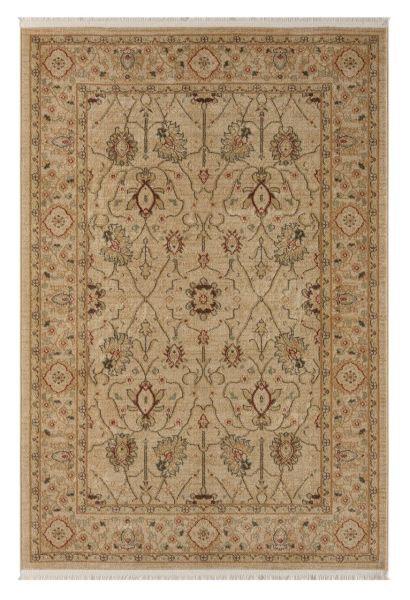 Teppich Millie, 140cm x 200cm, Farbe Beige, rechteckig, Florhöhe 7,5mm