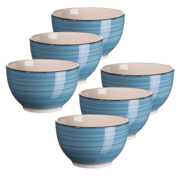 Müslischale 14 cm, 6-er Set, DUNKELBLAU