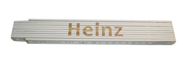 Werkzeuge GmbH Meterstab weiß Heinz