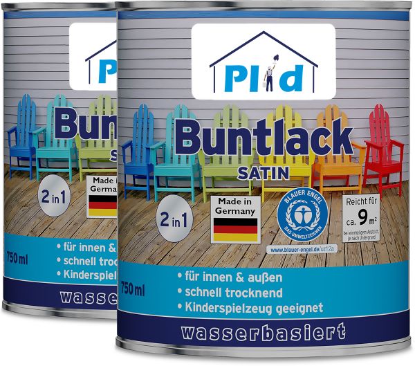 Premium Buntlack Holzfarbe Türenlack Möbellack Anthrazitgrau