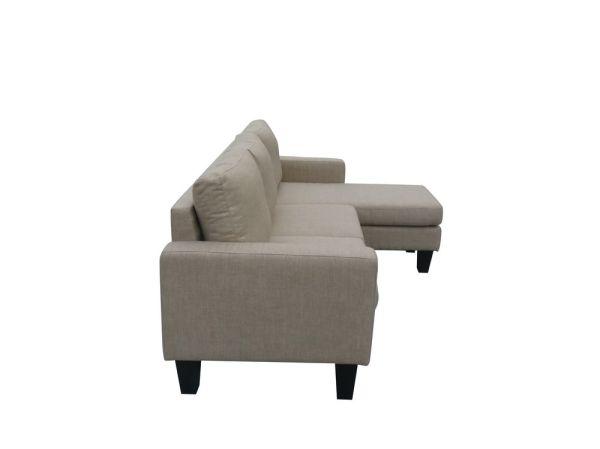 HappyHome Design-Ecksofa HSP25-BEI | Norma24