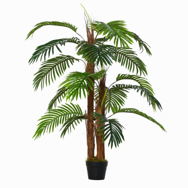 künstliche Pflanzen 120 cm künstlicher Palmen Palme Kunstpflanze Zimmerpflanze Dekopflanze Büropflan