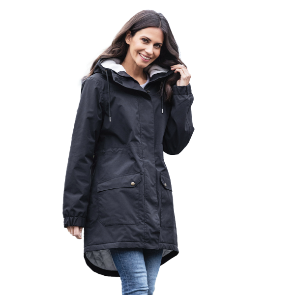 Winter-Longjacke mit Sherpa