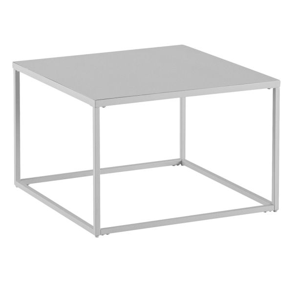 Couchtisch 60 cm Metall Weiß