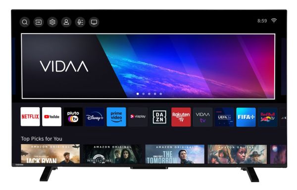 Toshiba 55UV2363DAN 55 Zoll Fernseher / VIDAA Smart TV (4K UHD, Dolby Vision HDR, Triple-Tuner)