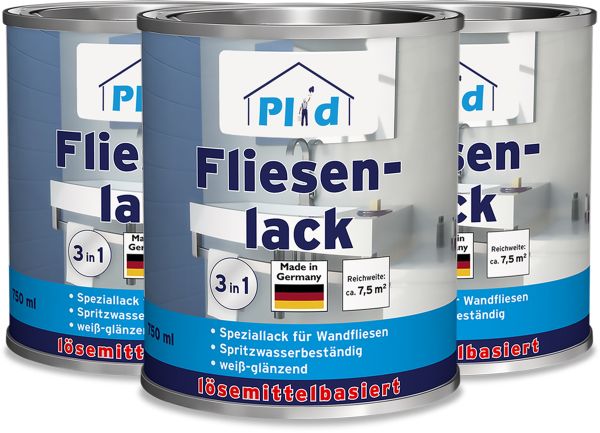 Premium Fliesenlack Fliesen Lack Fliesenfarbe Fliesen steichen Cremeweiß -Glänzend