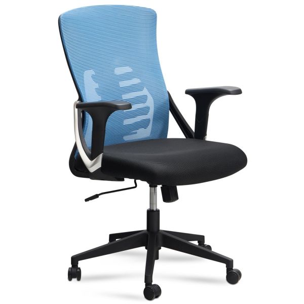 Bürostuhl Schreibtischstuhl Mesh Blau Drehstuhl Ergonomisch 120 kg