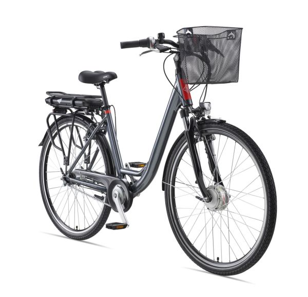 Damen City E-Bike RC657 Multitalent mit 7-Gang Shimano Nabenschaltung, Anthrazit