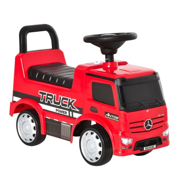Rutscherfahrzeug Rutscherauto Babyrutscher Kinderfahrzeug lizenziert von Mercedes ANTOS-LKW-Stil mit