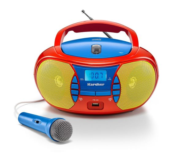 RR 5026 tragbares CD Radio - bunte Kinder-Boombox