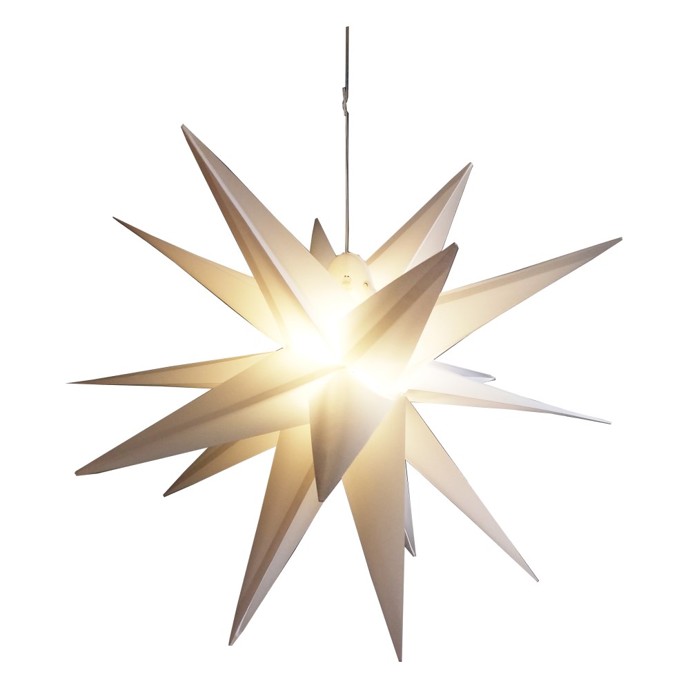 Norma24 Star-Max LED-Kunststoff-Stern, - cm Ø Weiß 58 | ca.