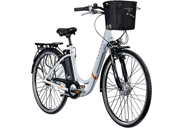 Z517 E Bike Damenfahrrad 28 Zoll 155 - 190 cm mit 7 Gang Nabenschaltung Rücktritt Pedelec