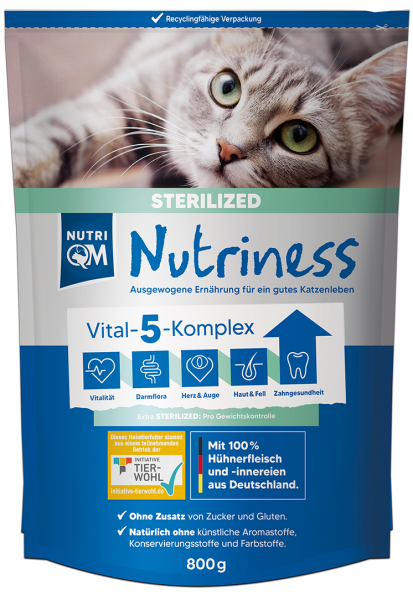 Nutriness Sterilized 5 x 800g