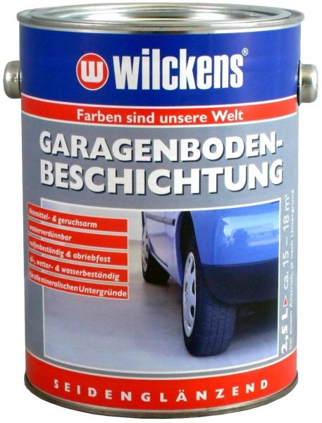 Wilckens Garagenboden-Beschichtung Silbergrau 2,5 ltr. | Norma24
