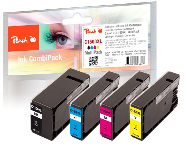 Spar Pack Tintenpatronen ersetzt Canon PGI-1500XL