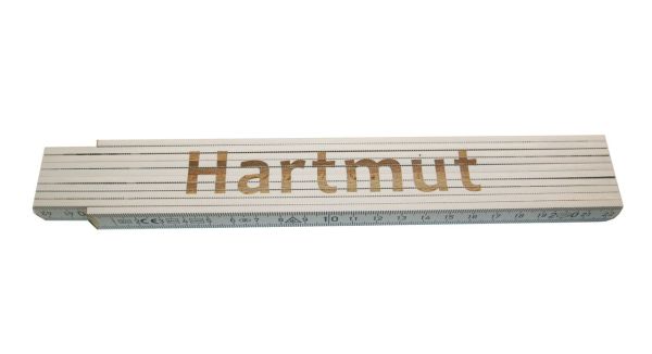 Werkzeuge GmbH Meterstab weiß Hartmut