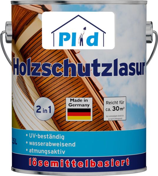 Premium Holzschutzlasur Holzlasur Holzschutz Holzgrundierung Palisander