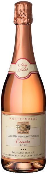 Württemberg Cuvée Sekt Rosé Dry 0,75 l 6er Karton