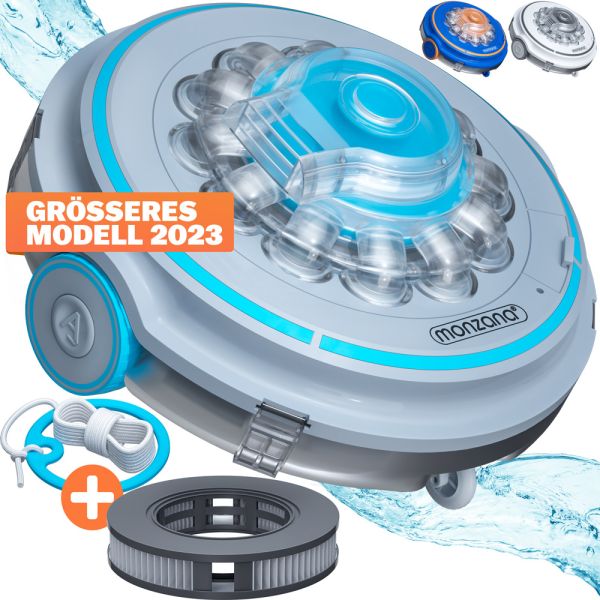 monzana® Poolreinigungsroboter Poolboy 600 35x18,5cm grau