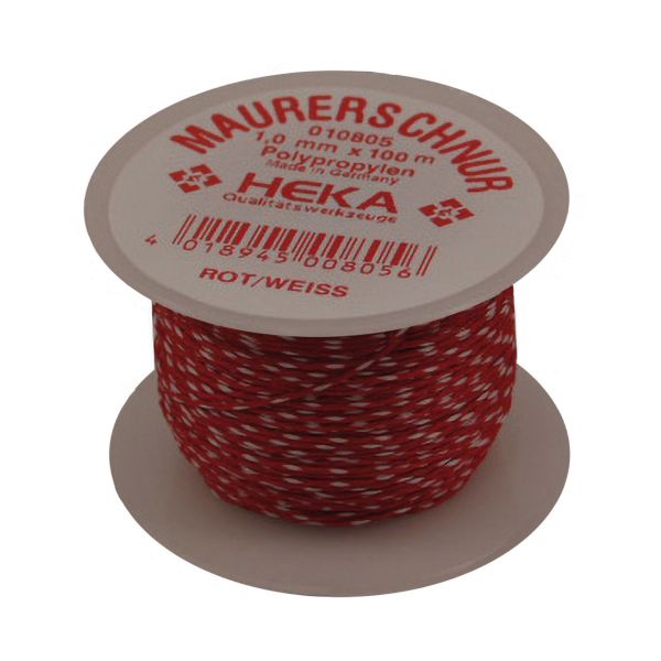 Maurerschnur (N) 1.0 mm x 100 m weiß/rot