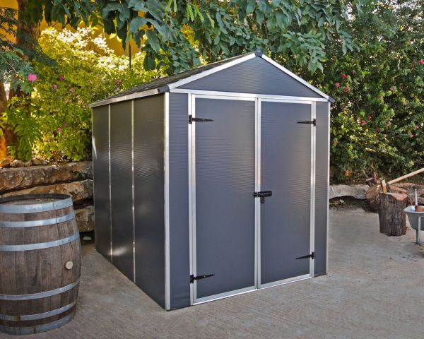 Canopia Palram Gerätehaus Rubicon Shed 6x8 dark grey