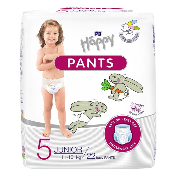 bella baby Happy Pants Gr.5 Junior 11-18 kg 22 Stück