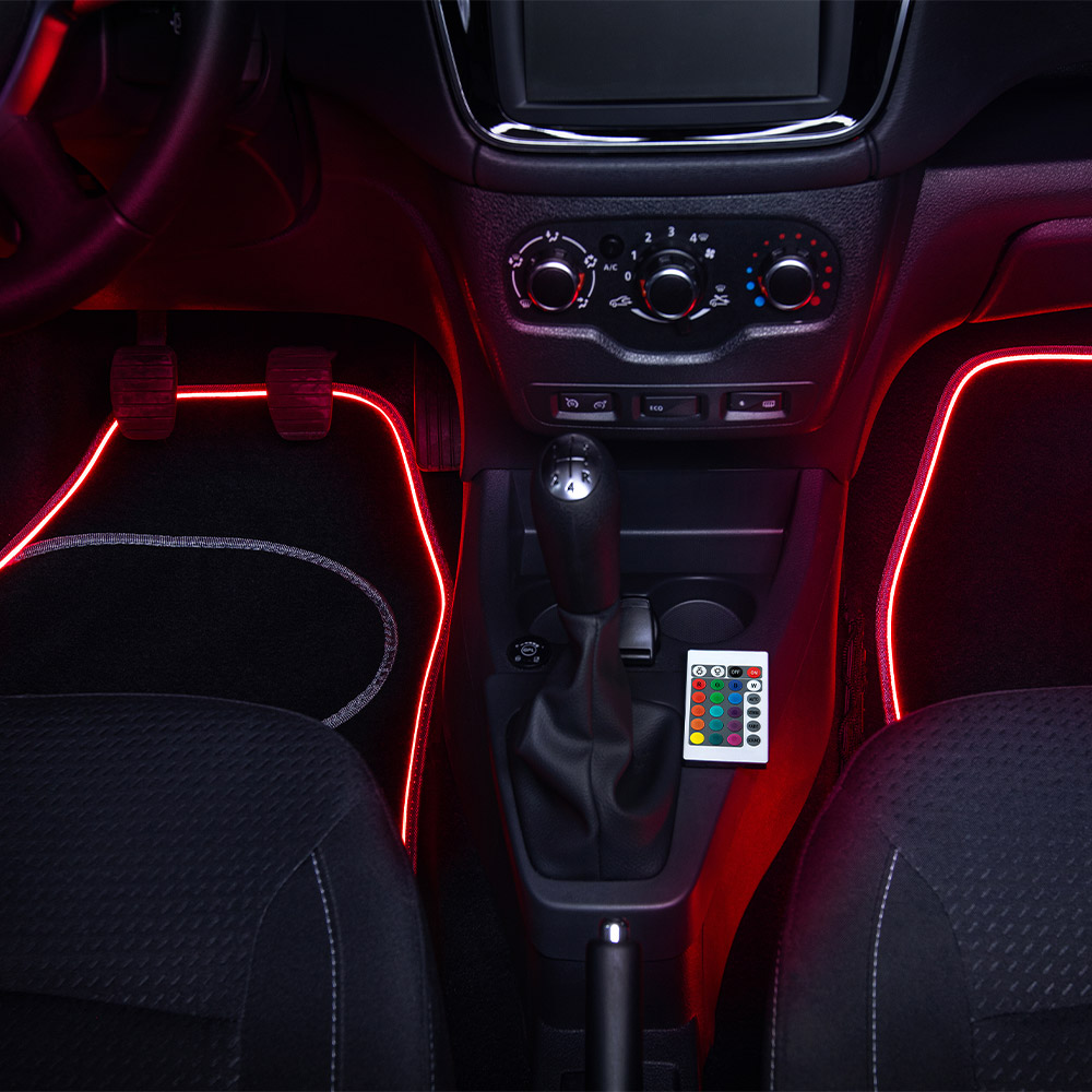 Car Comfort LED-Autoteppich - | Norma24 2-teilig