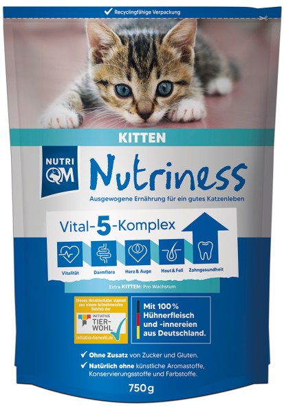 Nutriness Kitten 5x 750g