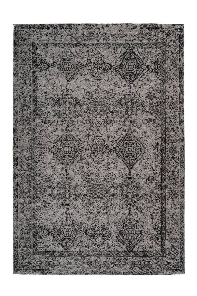 Teppich Grau / Schwarz 80cm x 150cm