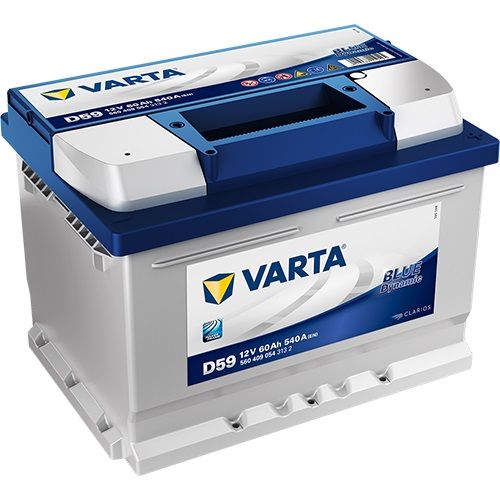 Blue Dynamic 5604090543132 Autobatterien, D59, 12 V, 60 Ah, 540 A